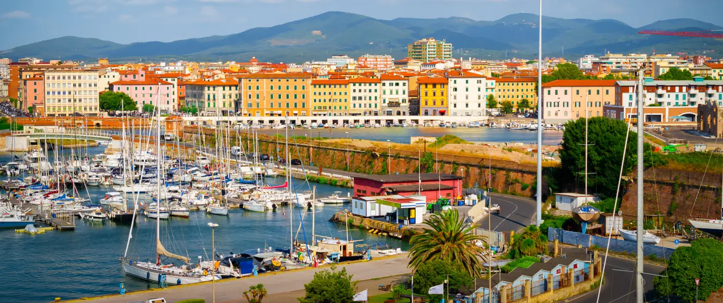 LIVORNO: LE FORTEZZE, I FOSSI E LA TERRAZZA